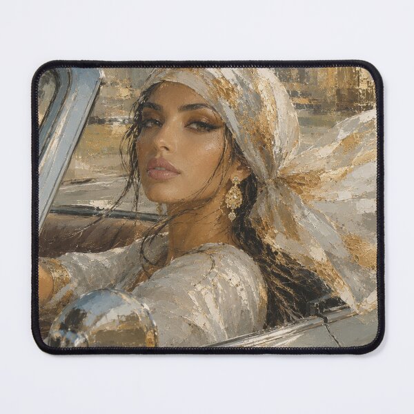 Item preview, Glamorous Woman in Vintage Car designed and sold by aurelixagency.