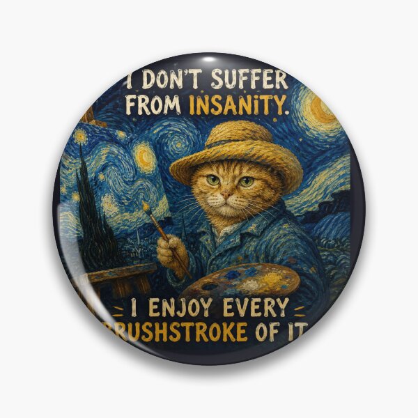 Item preview, funny cat painting designed and sold by Adrianastroe.