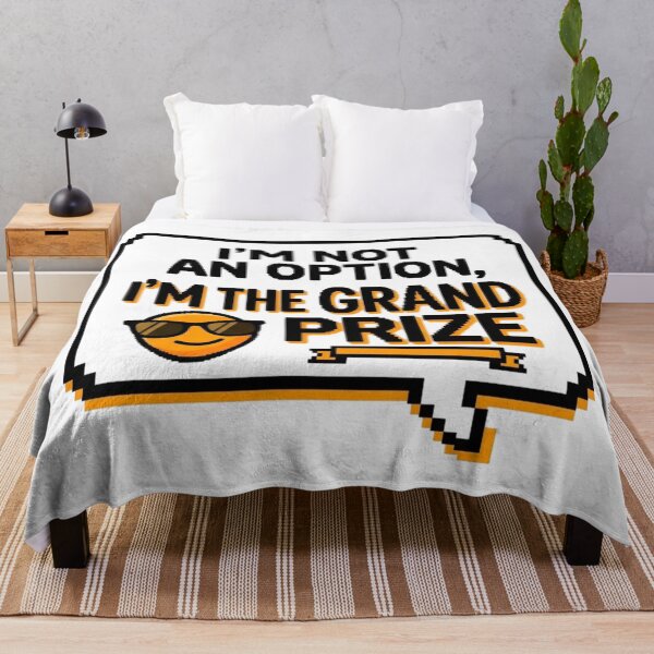 Item preview, The Grand Prize Sarcastic Quote Funny Slogan designed and sold by KhAIa Reeve Art Studio.
