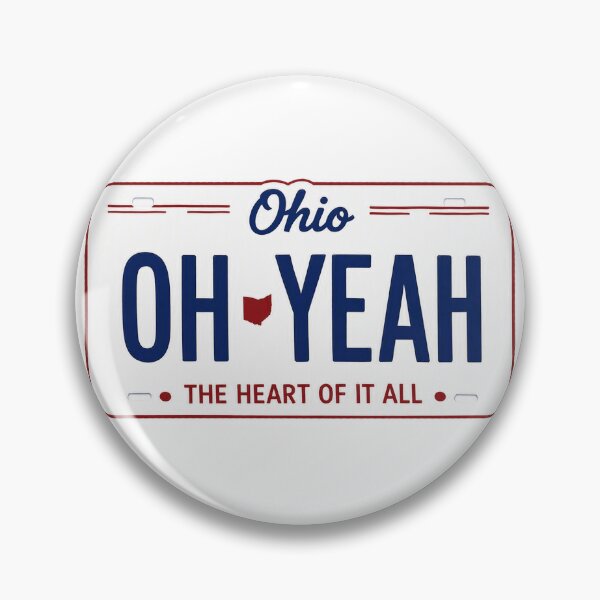Item preview, Ohio License Plate Oh Yeah The Heart Of It All designed and sold by erkinmaddison.
