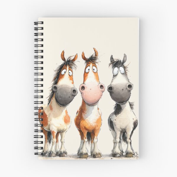 Item preview, Cute Happy Horses ' The Trailblazers ' Designs BY SHiRLeY MacARTHuR designed and sold by Shirley MacArthur Art.
