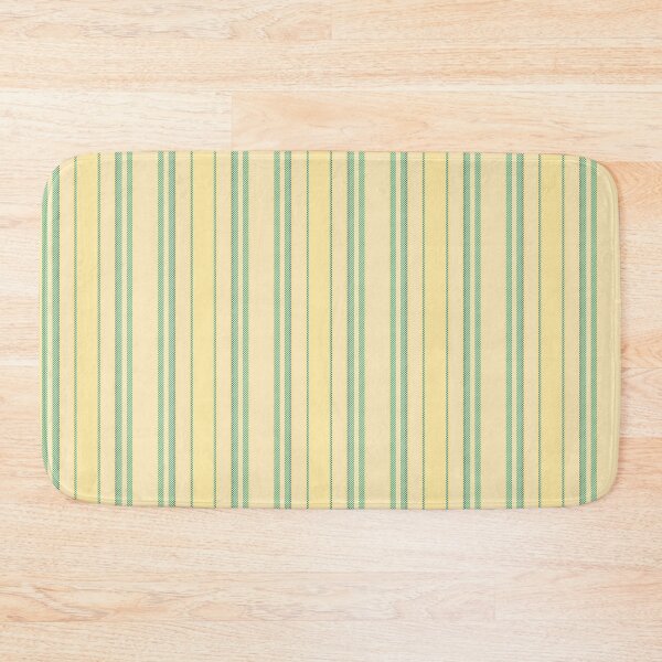 Item preview, Yellow Teal Vertical Stripe Pattern designed and sold by Zaya_art.