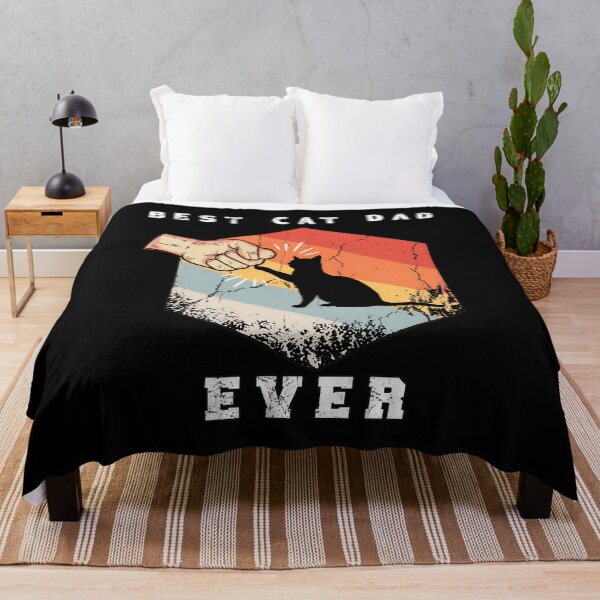 Item preview, Best Cat Dad Ever Retro Fist Bump Cat Lover designed and sold by OlyvieArt.