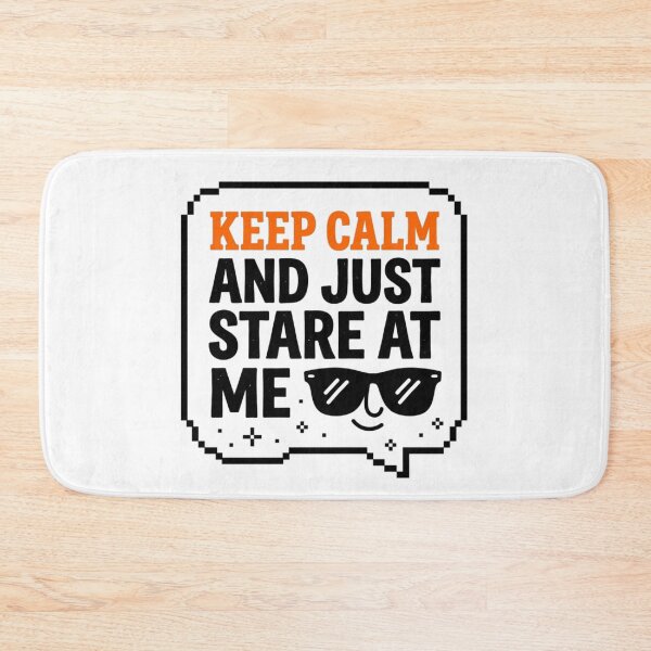 Item preview, Keep Calm And Stare Sarcastic Quote Funny Slogan designed and sold by KhAIa Reeve Art Studio.