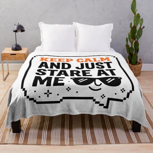 Item preview, Keep Calm And Stare Sarcastic Quote Funny Slogan designed and sold by KhAIa Reeve Art Studio.