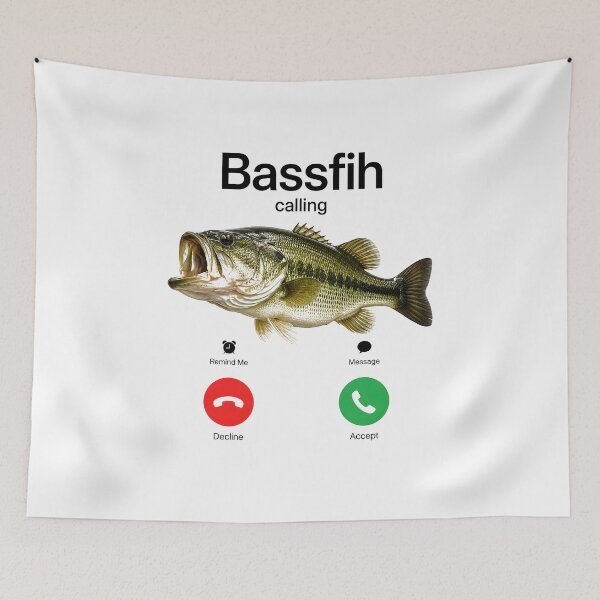 Item preview, Bassfih Calling Phone designed and sold by a-turner-paint.
