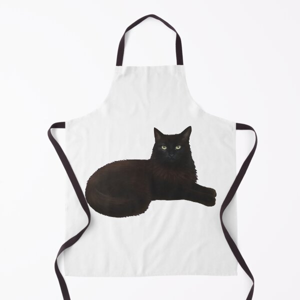 Item preview, Black Cat Portrait Art designed and sold by OlyvieArt.