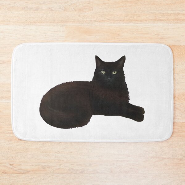Item preview, Black Cat Portrait Art designed and sold by OlyvieArt.