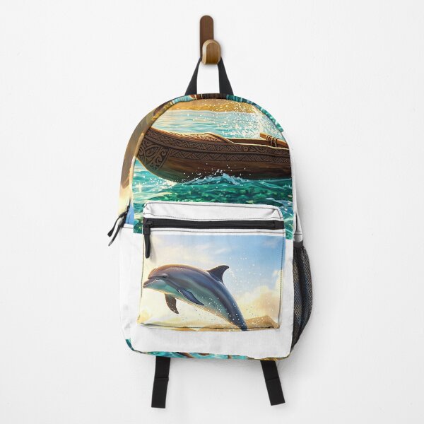 Item preview, Sacred Encounter — The Outrigger and the Dolphin designed and sold by Hawaii26.