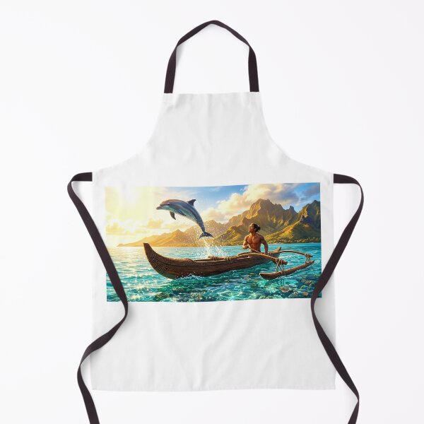Item preview, Sacred Encounter — The Outrigger and the Dolphin designed and sold by Hawaii26.