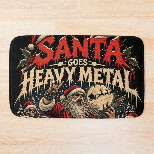 Item preview, Metal Show on Christmas Day designed and sold by SpectacledBoi.