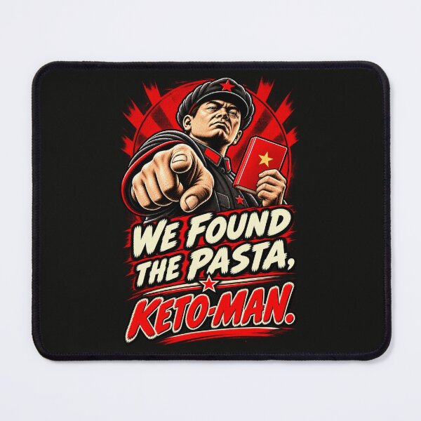 Item preview, We Found the Pasta, Keto-Man — The Carb Commissar Knows designed and sold by Sanctum Icons.