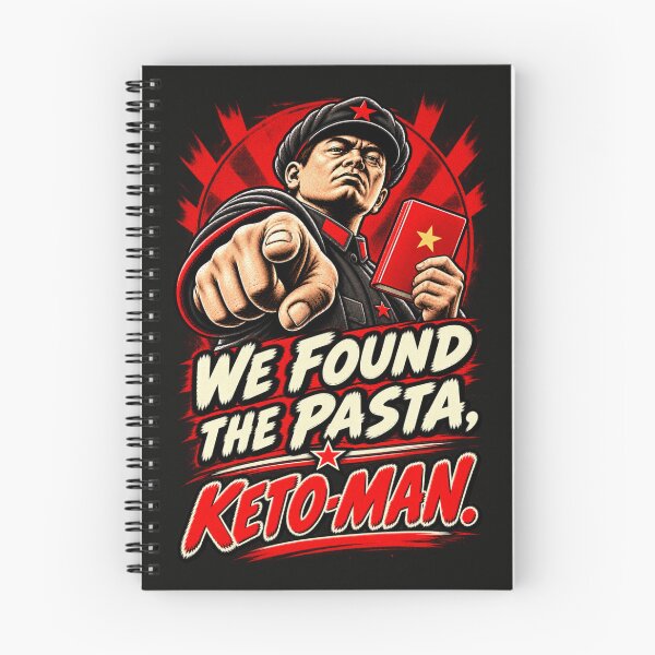 Item preview, We Found the Pasta, Keto-Man — The Carb Commissar Knows designed and sold by Sanctum Icons.