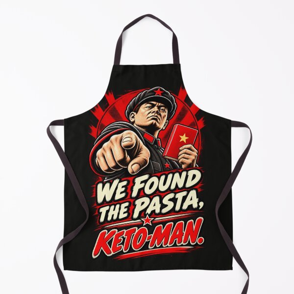 Item preview, We Found the Pasta, Keto-Man — The Carb Commissar Knows designed and sold by Sanctum Icons.