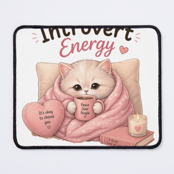 Item preview, Introvert Cat – Quiet, Cozy & Cute Cat Lover Design designed and sold by Cool Tee World .