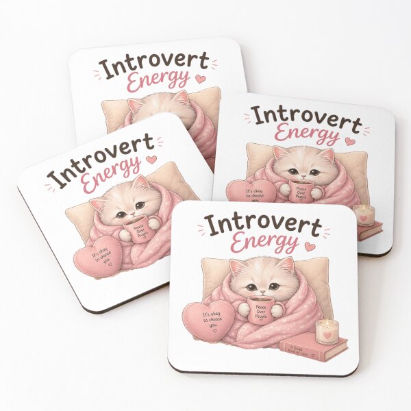Item preview, Introvert Cat – Quiet, Cozy & Cute Cat Lover Design designed and sold by Cool Tee World .
