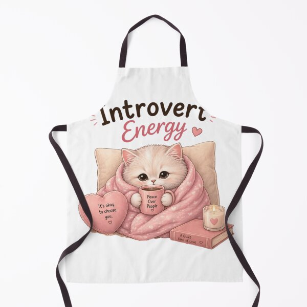 Item preview, Introvert Cat – Quiet, Cozy & Cute Cat Lover Design designed and sold by Cool Tee World .