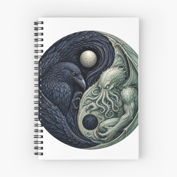 Item preview, Raven Cthulhu Yin Yang designed and sold by FyreHorse Designs.