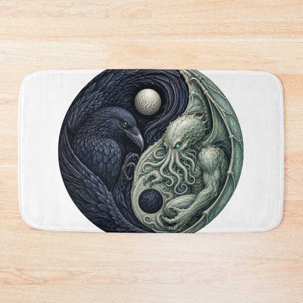 Item preview, Raven Cthulhu Yin Yang designed and sold by FyreHorse Designs.