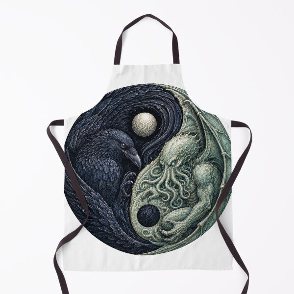Item preview, Raven Cthulhu Yin Yang designed and sold by FyreHorse Designs.