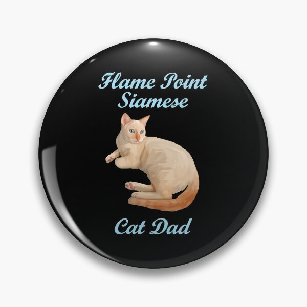 Item preview, Flame Point Siamese Cat Dad Cute Feline Pet Lover designed and sold by OlyvieArt.