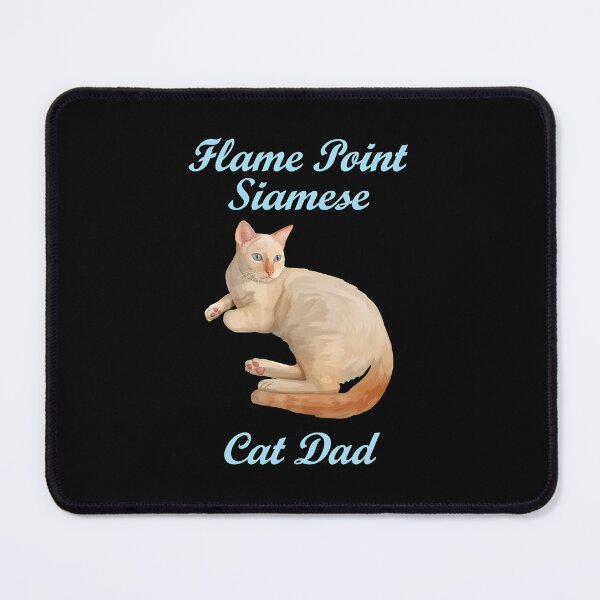 Item preview, Flame Point Siamese Cat Dad Cute Feline Pet Lover designed and sold by OlyvieArt.