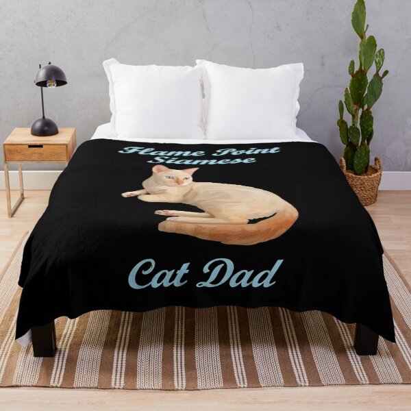 Item preview, Flame Point Siamese Cat Dad Cute Feline Pet Lover designed and sold by OlyvieArt.