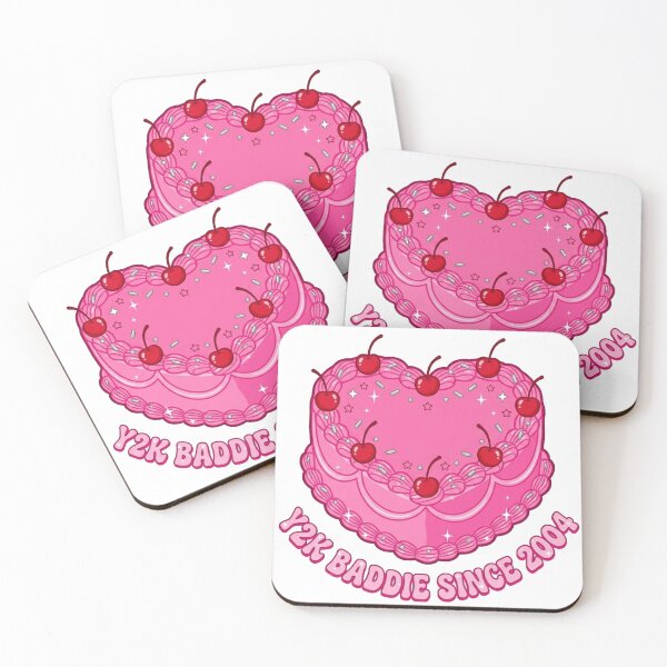 Item preview, Vintage Pink Heart Cake - Y2K Birthday designed and sold by conamor-bymel.