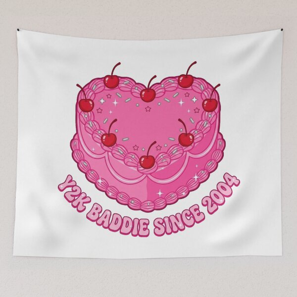 Item preview, Vintage Pink Heart Cake - Y2K Birthday designed and sold by conamor-bymel.