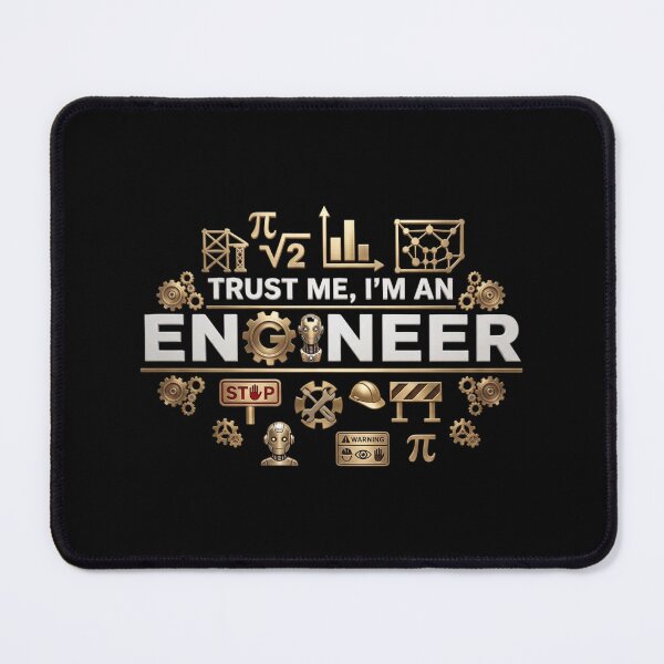 Item preview, Trust Me, I'm An Engineer: Metallic Precision Dashboard designed and sold by Shopeon Designs.