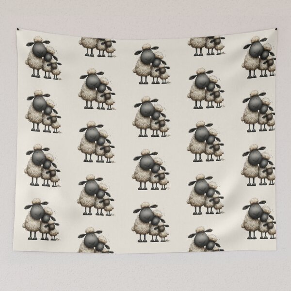 Item preview, Gorgeous Valais Sheep ' The Lovely Sheep ’ BY SHiRLeY MacARTHuR designed and sold by Shirley MacArthur Art.