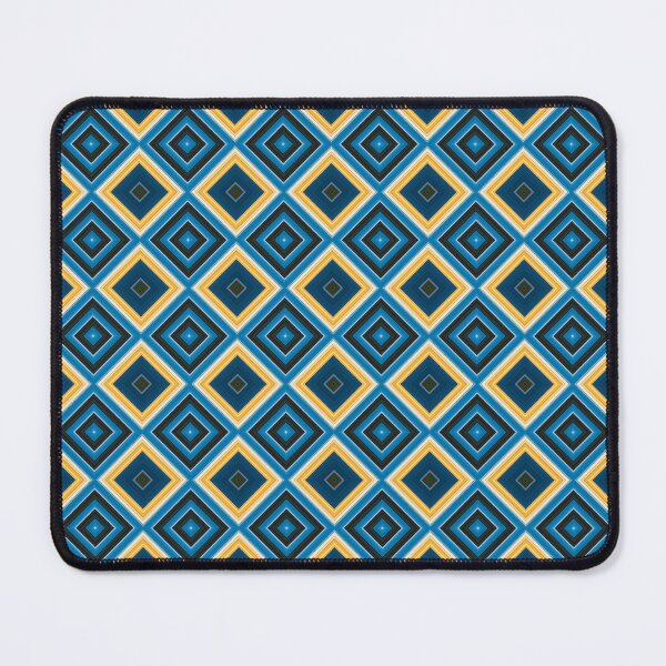 Item preview, Navy Gold Art Deco Diamond Pattern designed and sold by whimsiqueer.