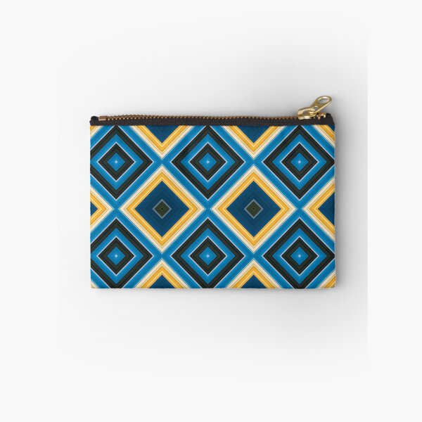 Item preview, Navy Gold Art Deco Diamond Pattern designed and sold by whimsiqueer.