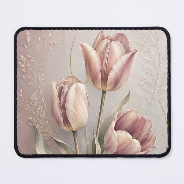 Item preview, Elegant Blush Tulip Bouquet designed and sold by aurelixagency.