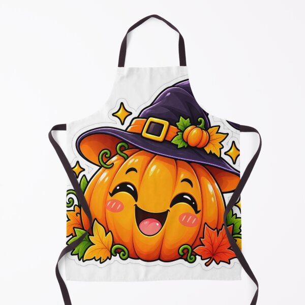 Item preview, Cute Halloween Pumpkin Sticker | Kawaii Pumpkin Witch Hat & Fall Vibes designed and sold by Genzfirevibes.