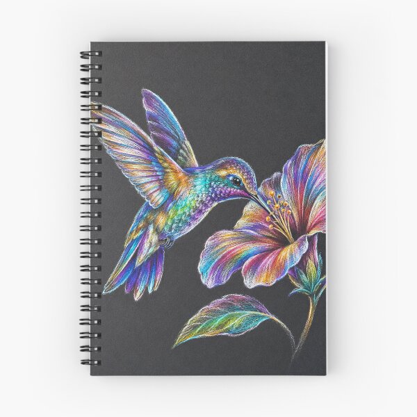 Item preview, Rainbow Hummingbird and Hibiscus designed and sold by aurelixagency.