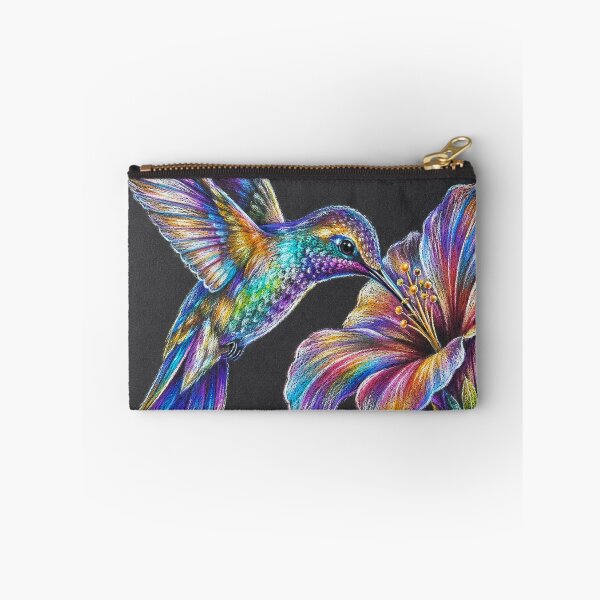 Item preview, Rainbow Hummingbird and Hibiscus designed and sold by aurelixagency.