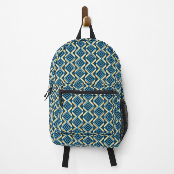 Item preview, Navy Gold Art Deco Chevron Pattern designed and sold by whimsiqueer.