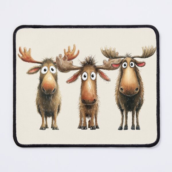 Item preview,  We 3 Moose BY SHiRLeY MacARTHuR designed and sold by Shirley MacArthur Art.
