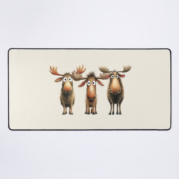 Item preview,  We 3 Moose BY SHiRLeY MacARTHuR designed and sold by Shirley MacArthur Art.