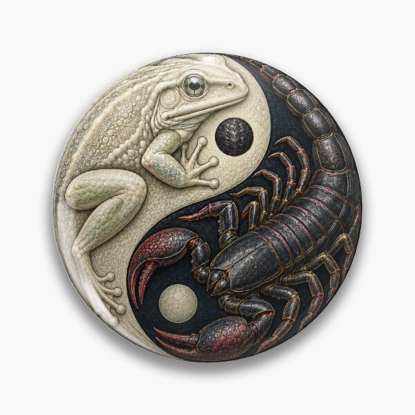 Item preview, Scorpion Frog Yin Yang designed and sold by FyreHorse Designs.