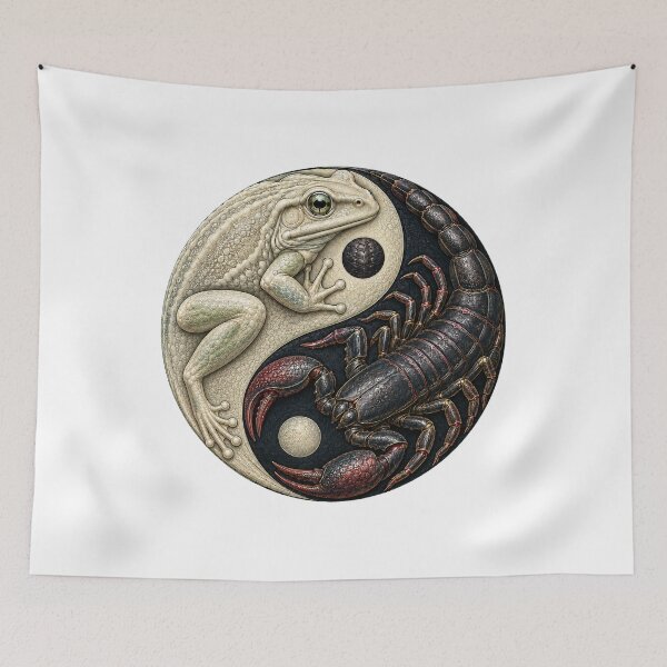 Item preview, Scorpion Frog Yin Yang designed and sold by FyreHorse Designs.