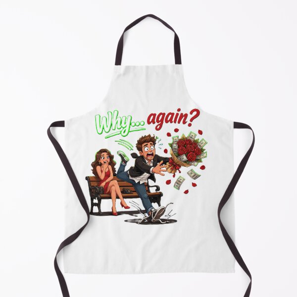 Item preview, Funny Romantic Fail, Awkward Date Satire, Clumsy Boyfriend Tee designed and sold by FireMelody.