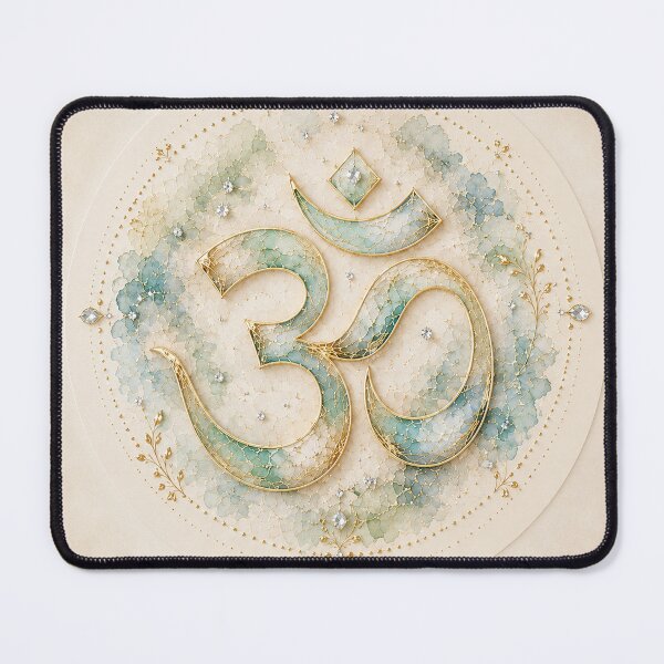 Item preview, Sacred Om Mandala designed and sold by aurelixagency.