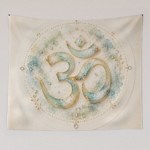 Item preview, Sacred Om Mandala designed and sold by aurelixagency.