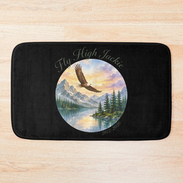 Item preview, Fly High Jackie Bald Eagle Memorial Mountain Nature designed and sold by JamesCrArt.