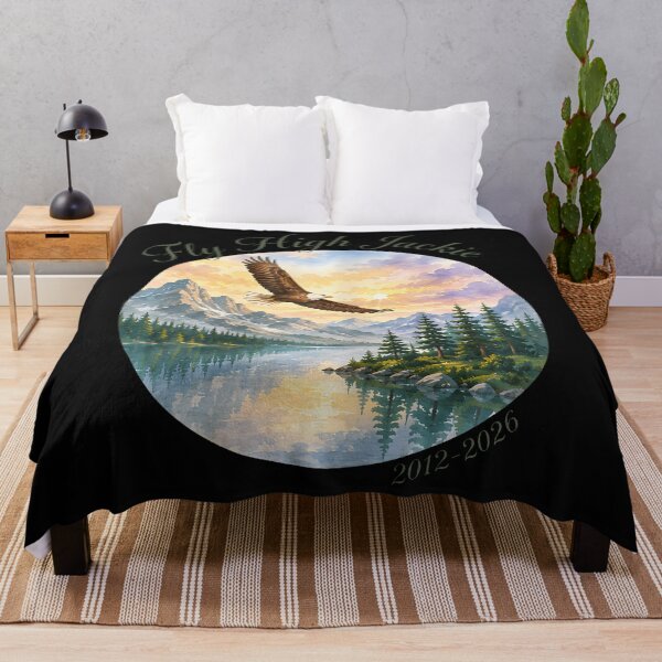 Item preview, Fly High Jackie Bald Eagle Memorial Mountain Nature designed and sold by JamesCrArt.