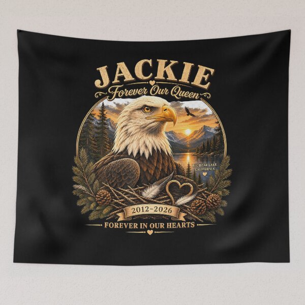 Item preview, JACKIE FOREVER OUR QUEEN 2012-2026 FOREVER IN OUR HEARTS designed and sold by JamesCrArt.