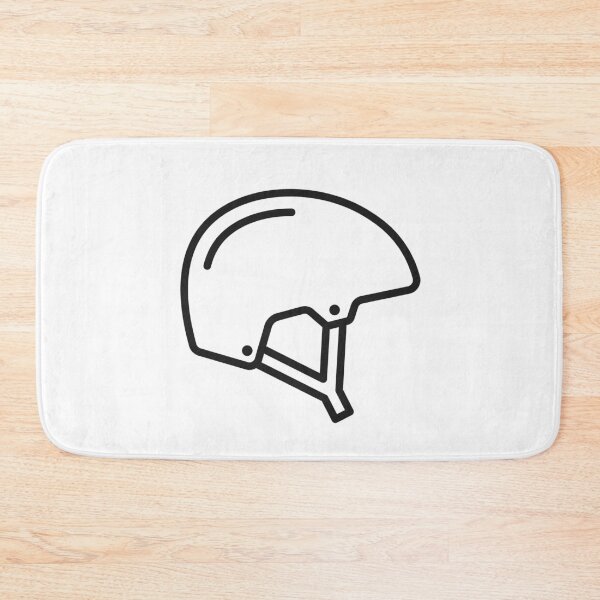 Item preview, Minimalist Bike Helmet Line Icon designed and sold by VectorForge Studio.