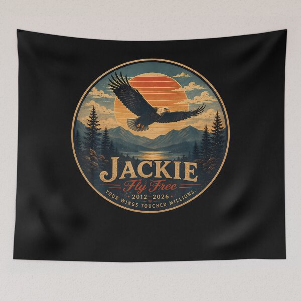 Item preview, Jackie Bald Eagle Memorial 2012-2026 Wildlife Remembrance designed and sold by JamesCrArt.
